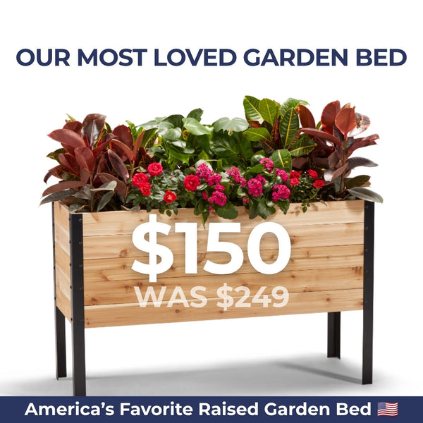Independence Day | 18" x 48" Deep Root Raised Garden Bed