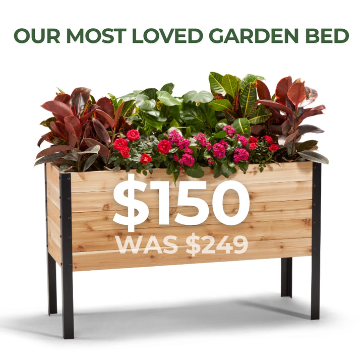 Anniversary Sale | 18” x 48” Deep Root Raised Garden Bed