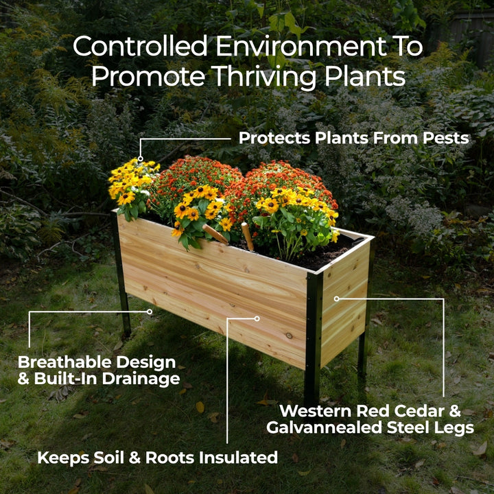 18" x 36" Raised Garden Bed + Sleeve Feet + Olla Pot + E-Book - Bundle