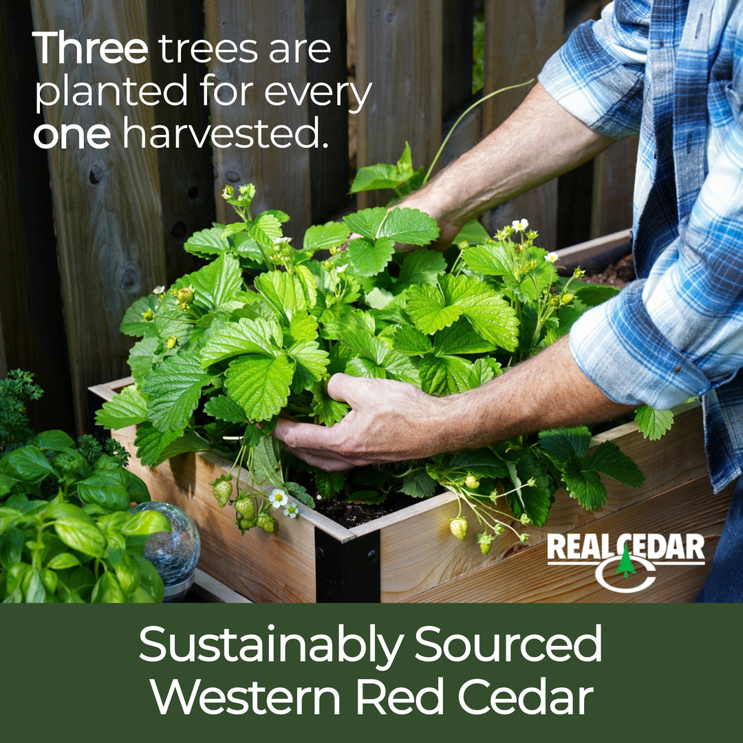 18″ x 72″ x 8″ Raised Garden Bed - 30" TALL / Select Grade