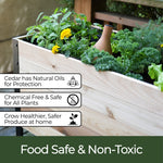 18" x 36" Raised Garden Bed + Sleeve Feet + Olla Pot + E-Book - Bundle
