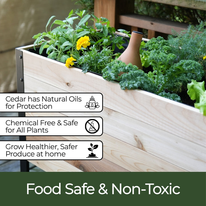 18" x 36" Raised Garden Bed + Sleeve Feet + Olla Pot + E-Book - Bundle