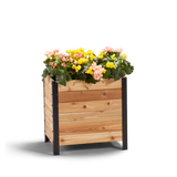 18 x 24 Planter Box - 24 TALL – rectangular cedar planter box for outdoor and garden use