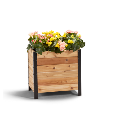 18 x 24 Planter Box - 24 TALL – rectangular cedar planter box for outdoor and garden use