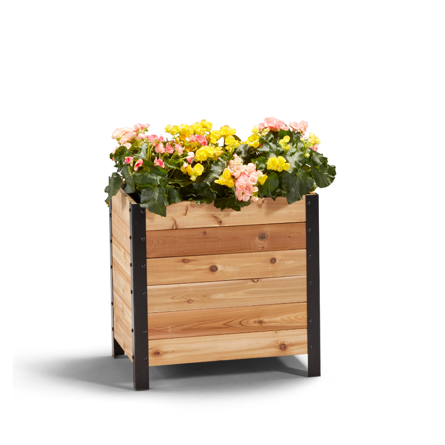 18 x 24 Planter Box - 24 TALL – rectangular cedar planter box for outdoor and garden use