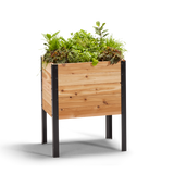 18″ x 24″ Raised Garden Bed - 30 TALL – rectangular cedar planter box for outdoor and garden use