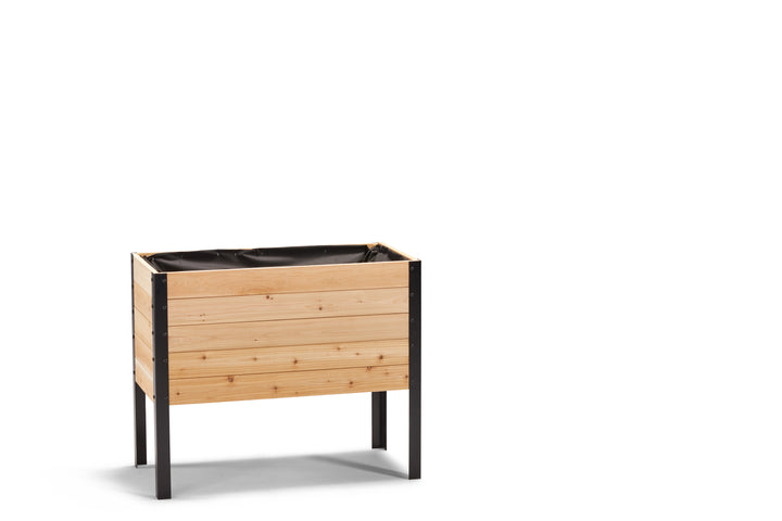 7-Year Anniversary Bundle: 18″ × 36″ Deep Root Raised Garden Bed + Platform Feet + Olla Pot