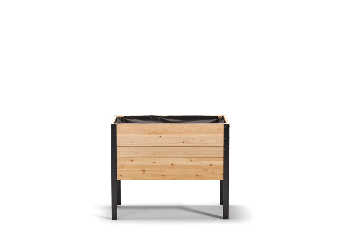 7-Year Anniversary Bundle: 18″ × 36″ Deep Root Raised Garden Bed + Platform Feet + Olla Pot