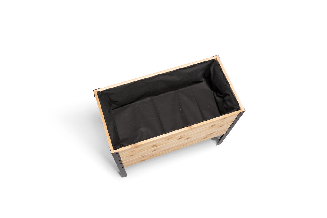 7-Year Anniversary Bundle: 18″ × 36″ Deep Root Raised Garden Bed + Platform Feet + Olla Pot