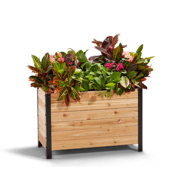 18 x 36 Planter Box - 24 TALL – rectangular cedar planter box for outdoor and garden use