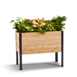18 x 36 Raised Garden Bed - 30 TALL – rectangular cedar planter box for outdoor and garden use