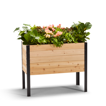18 x 36 Raised Garden Bed - 30 TALL – rectangular cedar planter box for outdoor and garden use