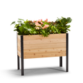 18 x 36 Raised Garden Bed - 30 TALL – rectangular cedar planter box for outdoor and garden use