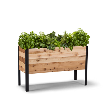 11.5″ x 48″ Deep Root Raised Garden Bed - 30″ TALL / Garden Grade
