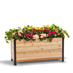 18 x 48 Planter Box - 24 TALL – rectangular cedar planter box for outdoor and garden use