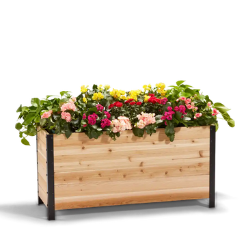 18 x 48 Planter Box - 24 TALL – rectangular cedar planter box for outdoor and garden use