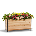 18 x 48 Planter Box - 24 TALL – rectangular cedar planter box for outdoor and garden use