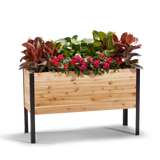 Black Friday Bundle – rectangular cedar planter box for outdoor and garden use