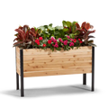 Black Friday Bundle – rectangular cedar planter box for outdoor and garden use