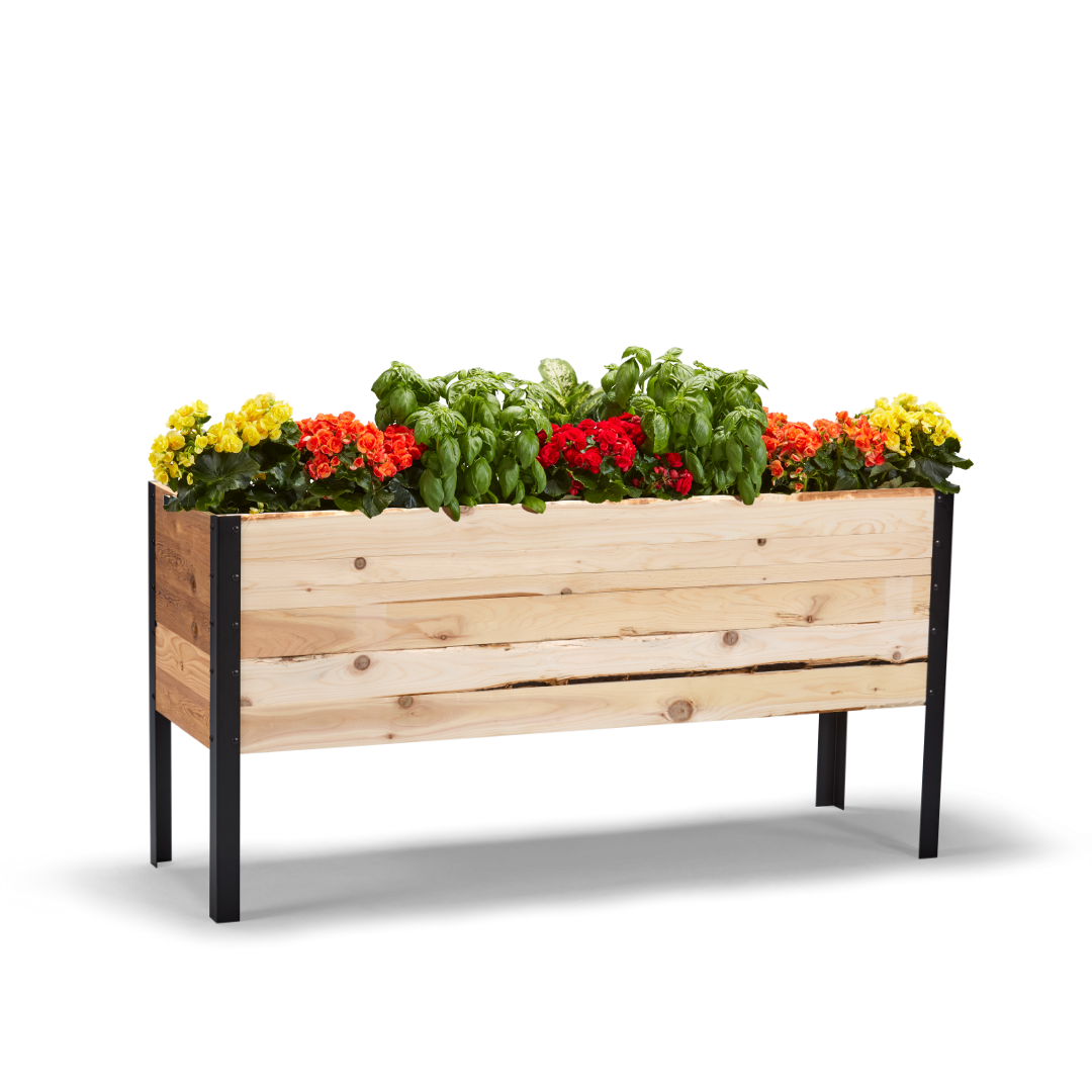 18″ x 60″ Deep Root Raised Garden Bed - 30″ TALL / Garden Grade