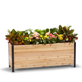 18 x 60 Planter Box - 24 TALL – rectangular cedar planter box for outdoor and garden use