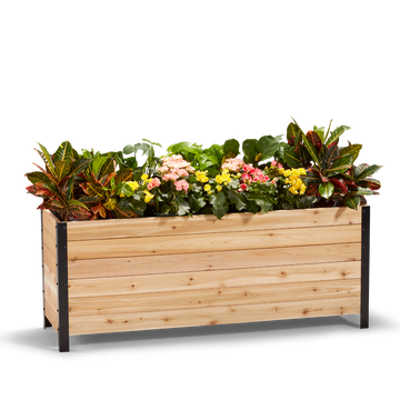 18 x 60 Planter Box - 24 TALL – rectangular cedar planter box for outdoor and garden use
