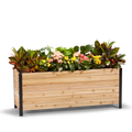 18 x 60 Planter Box - 24 TALL – rectangular cedar planter box for outdoor and garden use
