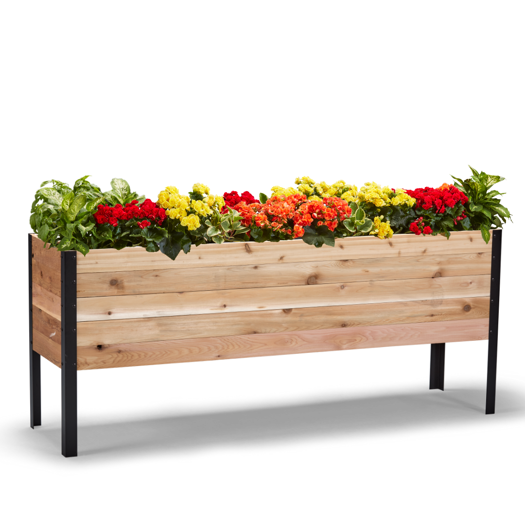 18″ x 72″ Deep Root Raised Garden Bed - 30″ TALL / Garden Grade