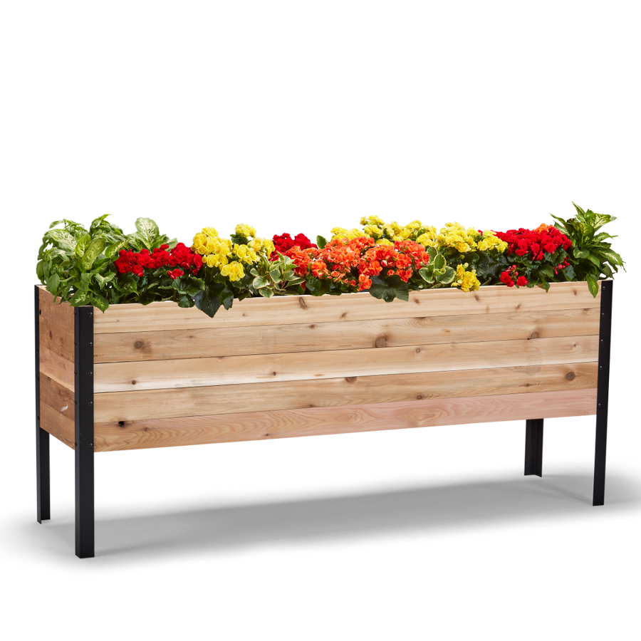 18″ x 72″ Deep Root Raised Garden Bed - 30″ TALL / Garden Grade