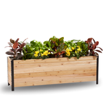 18 x 72 Planter Box - 24 TALL – rectangular cedar planter box for outdoor and garden use