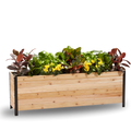 18 x 72 Planter Box - 24 TALL – rectangular cedar planter box for outdoor and garden use