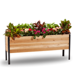 18 x 72 Raised Garden Bed - 30 TALL – rectangular cedar planter box for outdoor and garden use