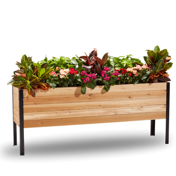 18 x 72 Raised Garden Bed - 30 TALL – rectangular cedar planter box for outdoor and garden use