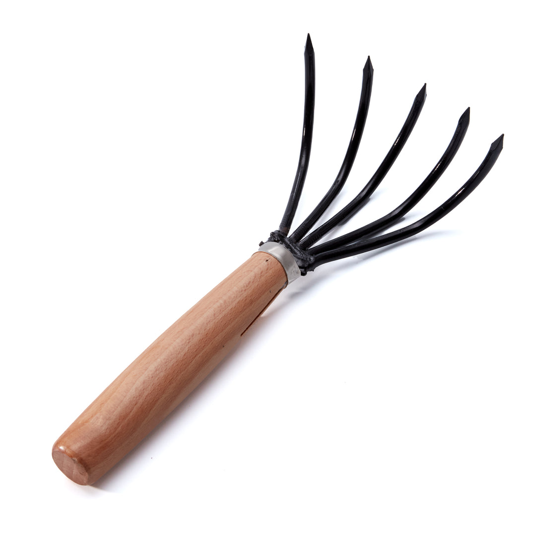 Garden Hand Rake – rectangular cedar planter box for outdoor and garden use