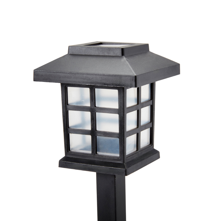 Classic Solar Garden Light – rectangular cedar planter box for outdoor and garden use
