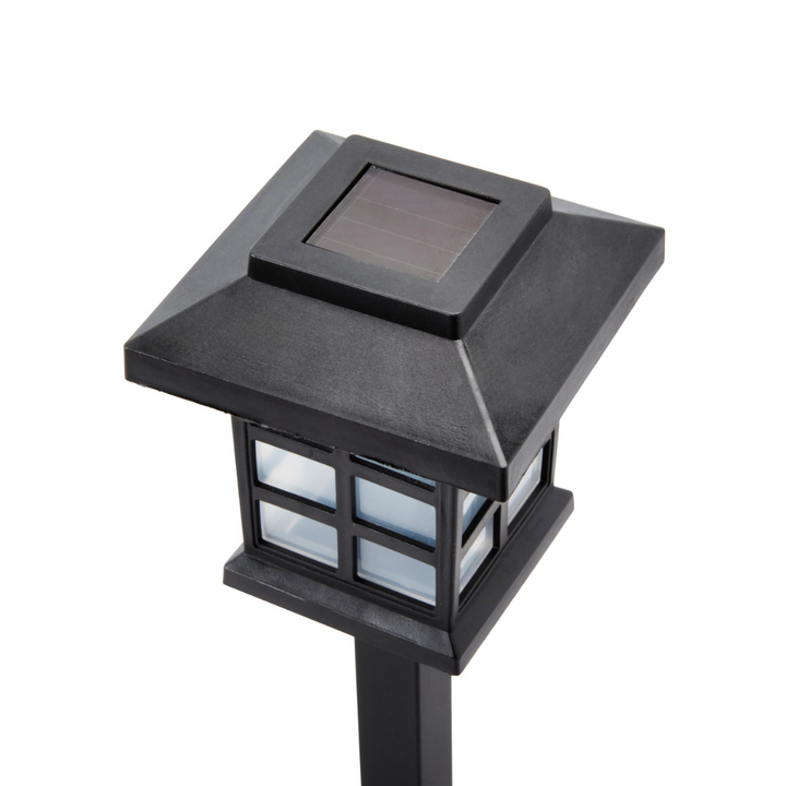 Classic Solar Garden Light – rectangular cedar planter box for outdoor and garden use