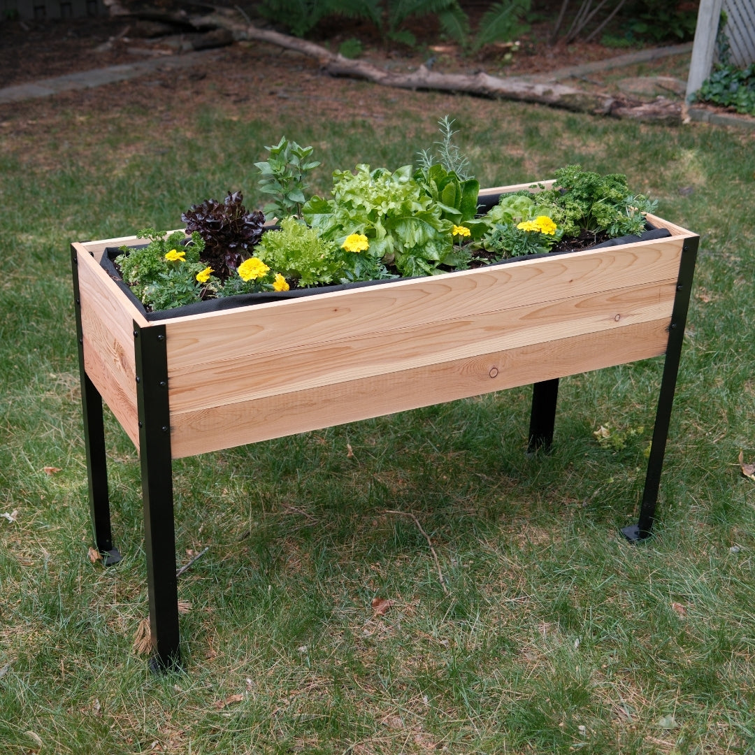 18″ x 48″ Shallow Root Raised Garden Bed - 30″ TALL / Select Grade