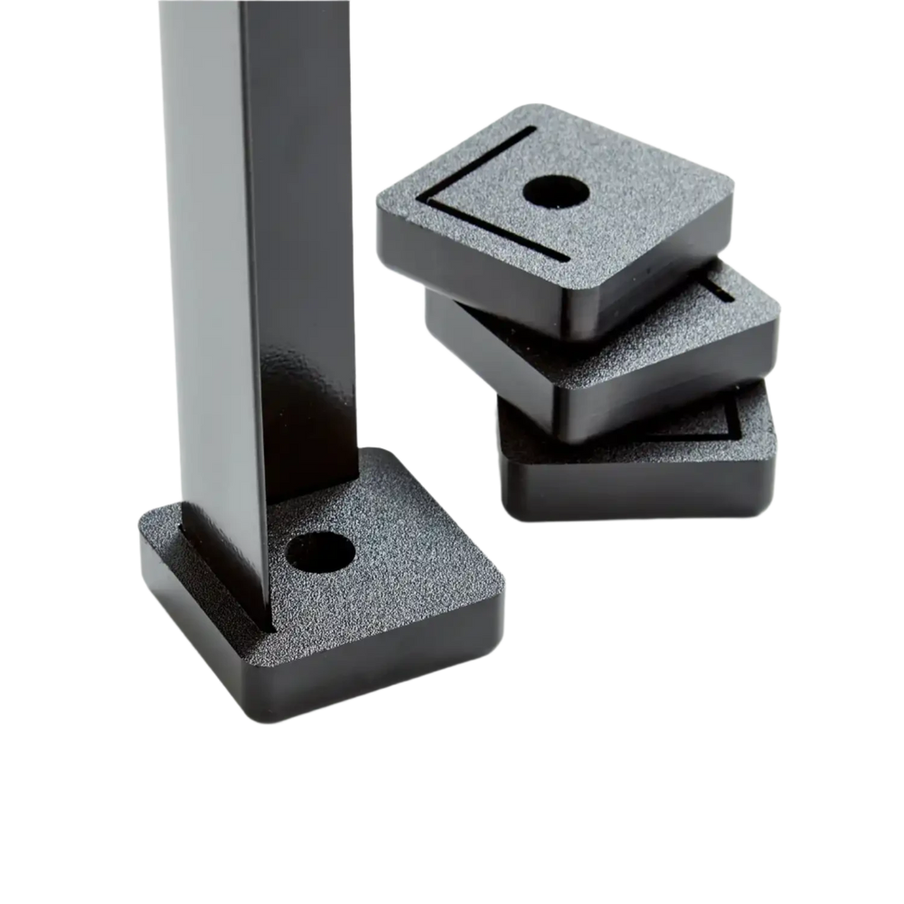 Platform Feet – rectangular cedar planter box for outdoor and garden use