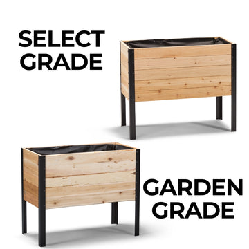 11.5″ x 36″ Deep Root Raised Garden Bed - 30″ TALL / Select Grade
