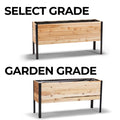 18″ x 60″ Deep Root Raised Garden Bed - 30″ TALL / Select Grade