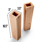 Cedar Wall Planter – rectangular cedar planter box for outdoor and garden use