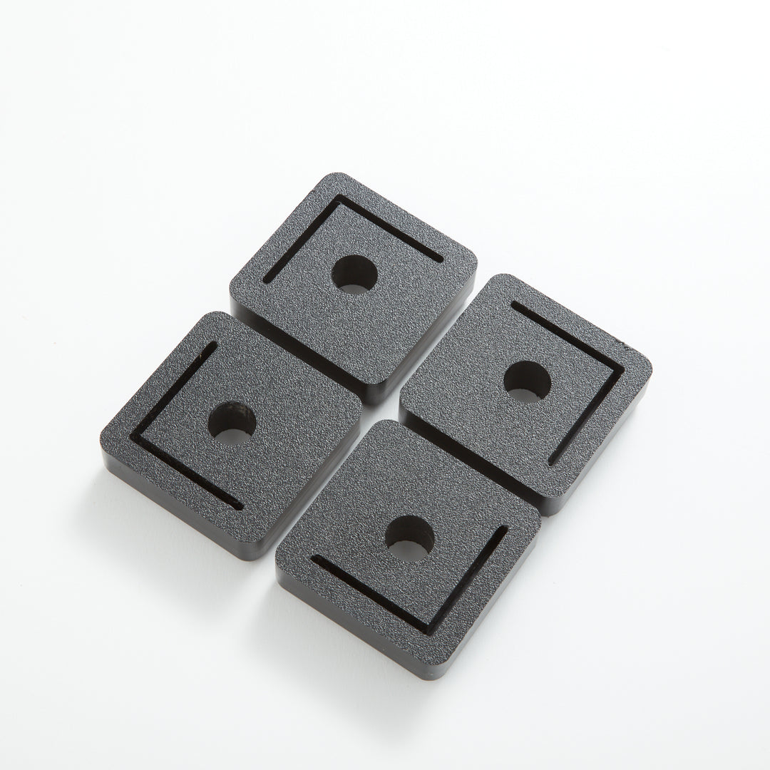 Platform Feet – rectangular cedar planter box for outdoor and garden use