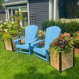 18″ x 18″ Planter Box - 24 TALL – rectangular cedar planter box for outdoor and garden use