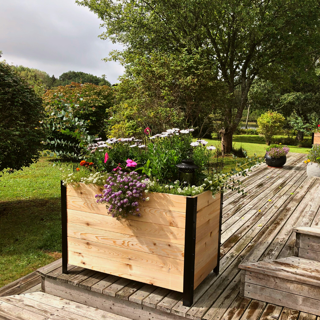 18 x 36 Planter Box - 24 TALL – rectangular cedar planter box for outdoor and garden use