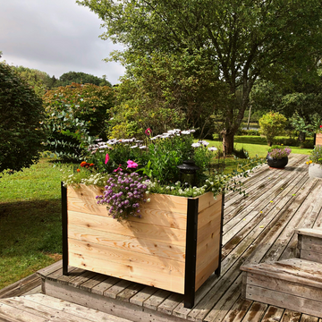 18 x 36 Planter Box - 24 TALL – rectangular cedar planter box for outdoor and garden use